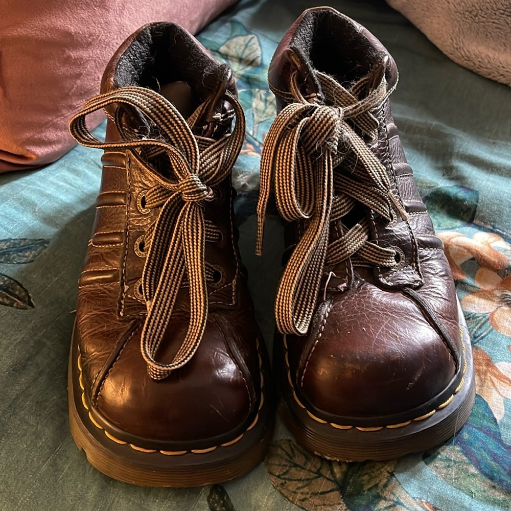 Vintage Brown Clunky Dr. Martens